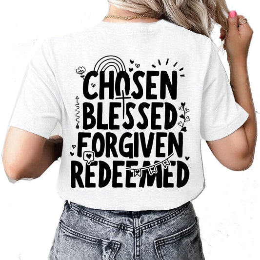 Chosen Blessed Forgiven Redeemed